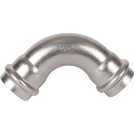 Two-Frame Rommer RSS-0003-000028, VPR-UPR, D = 28 mm, 90 °, press, stainless steel. steel-3