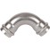 Two-Frame Rommer RSS-0003-000028, VPR-UPR, D = 28 mm, 90 °, press, stainless steel. steel
