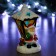 Figure with backlight "Santa Claus Lantern" 10x10x18cm