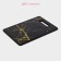 Board cutting shade "Obsidian and gold", rectangular, 30 × 20 cm, black color