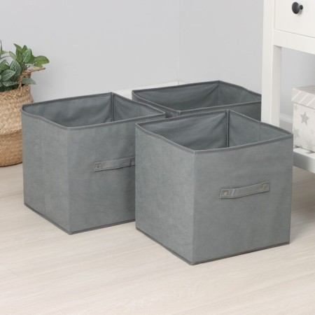 Box for storing things are folding, without lids, a set of 3 pcs, 31 × 31 × 31 cm, color gray color-3