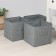 Box for storing things are folding, without lids, a set of 3 pcs, 31 × 31 × 31 cm, color gray color