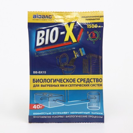Remedy for cesspools and septic systems, 40 g