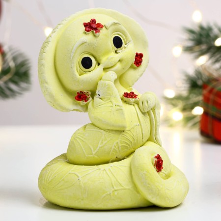 Figure "Snake in Panama" Lemon, 8x6cm-1