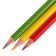 Pencils of 12 Easycolor flowers in a metal box with a spoke
