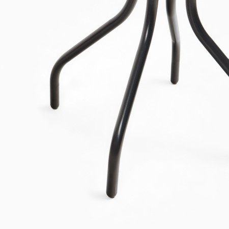 Set of garden furniture: table + 2 stools, plastic, anthracite, maximum load 120 kg-4
