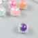 Busina for creativity plastic "Ball of color inside" mix 1.6x1.6x1.6 cm