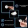 Bilateral self -adhesive tundra holders, d = 33.5 mm, 8 pcs.
