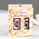 Candle in the cake jubilee "line" (set 2 in 1), number 35 /53, silver metallic, 6.5 cm