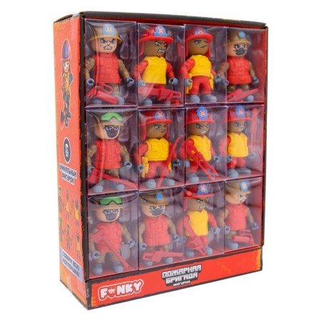 FUNKY TOYS figure "Firefighters, 8 cm, mix-1
