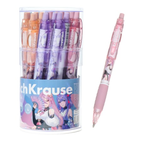 Mechanical pencil, Erichkrause, "Manga", NV, Grifel D = 0.7 mm, in a tube, mix-1