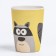 Bamboo cup of bamboo, 240 ml., Color and pattern mix