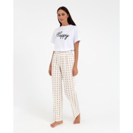 Women's pants KAFTAN "Drops", p. 48-50, white-1
