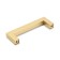 Square Cappio RSC008 Square handle, stainless steel, m/o 96 mm, color matte gold