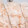 Clamp bag on the farmar, beige color