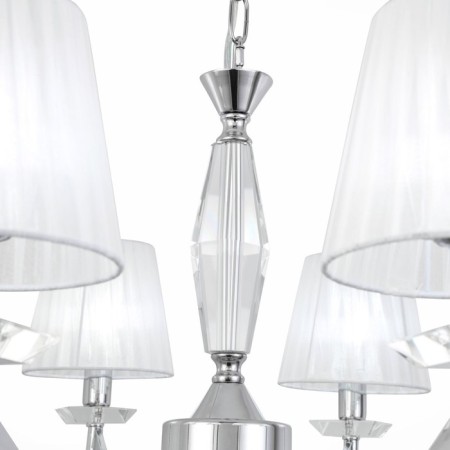 Suspension lamp ST LUCE. SL1756.103.08. Bello. 8x40 watts, E14, 90x90x35 cm, chromium color-11