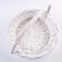 A set of baskets of 3 pcs, 40x16/45 cm, white, willow