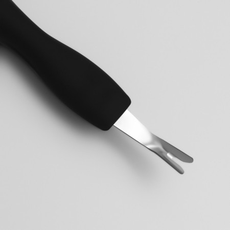 Trimmer-poker, 12 cm, Soft Touch coating, black color-2