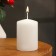 Candle - Aromatic "French vanilla" cylinder, 5.6x8 cm