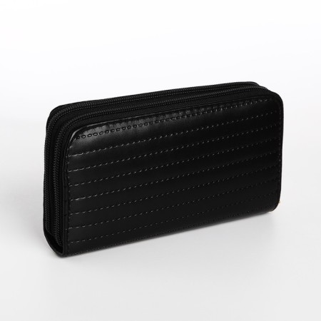 Women's wallet on lightning, black color-1