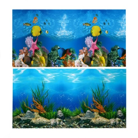 Background for the aquarium bilateral, 40 x 75 cm