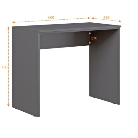 Written Naples table, 900x492x750, graphite-2