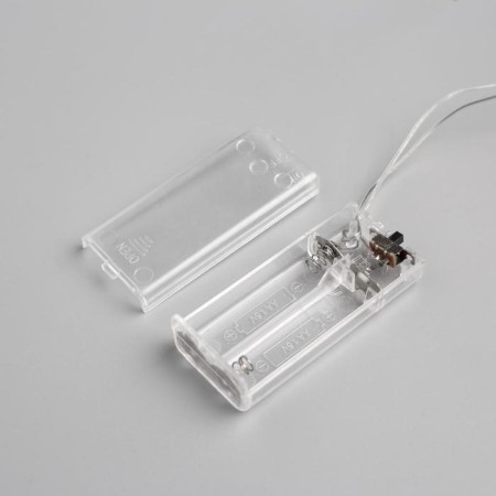 Penguin LED figure 12 × 15 × 9 cm, acrylic, 6 LED, AAX2 batteries (not in the kit), white glow-3