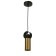 Lamp Bayerlux 2286/1 E27 40W Black-gold 6x6x18-118 cm