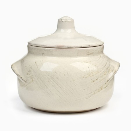 Ceramic pot for baking "Novarussa No. 5" 0.5l / 14x12cm, Shebbie