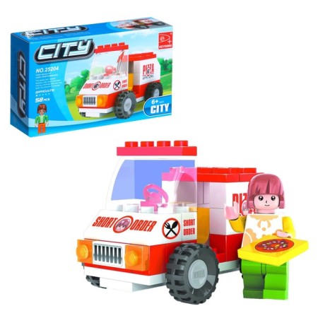 Designer "Pizza Delivery", 58 parts