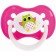 Silicone Syilicone dummy OWL, from 0 to 6 months, color mix