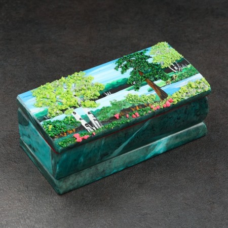 Casket "Summer" 15x7x5.5 cm, stone baby, coil-2