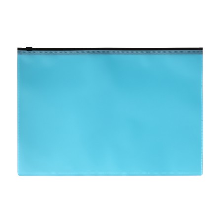 The convert folder on the A4 ZIP-Molniya, 180 μm, Calligrata Pastel, translucent, black lightning, blue