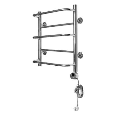 Domoterm electric heated towel rail "Orpheus", 500 x 700 mm, 5 crossbars, right, chrome-1