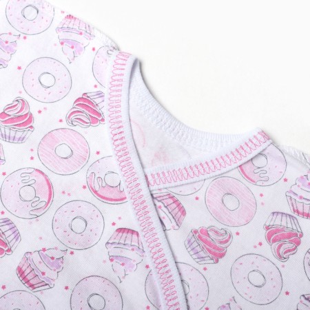 Kit for newborns, white color/bagels, height 62 cm-1
