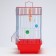 Poultry cell is equipped BD-1/2Q, 30 x 23 x 39 cm, red