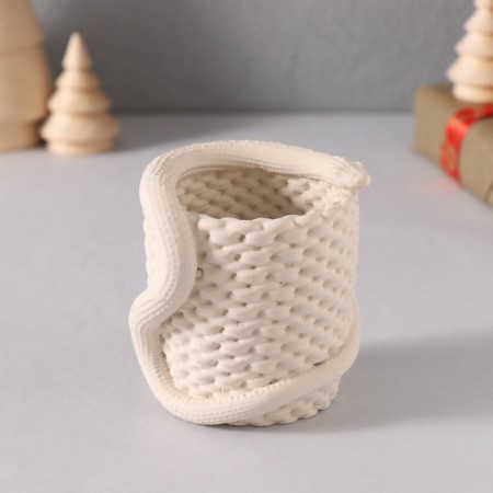 Interior item "Snake Basket" 7*7*4 cm white-2