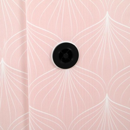Bath screen "Quarter Pink Hurders", 148 cm-1