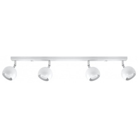 Sports Economic light 86002/4WT+CR WT, 4x60W, GU10, 15x10x80 cm, white color