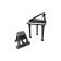 Musical Children's Center-Piano Everflo Maestro, Black Color