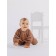 Knit Knitted Knitwear Combines, height 68 cm, brown color