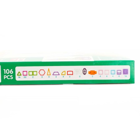 Magnetic designer "Mini Magic Magnet", 106 parts-5