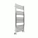 Water towel Terminus "Greta" P15, 500x1200 mm, lower connection, chrome