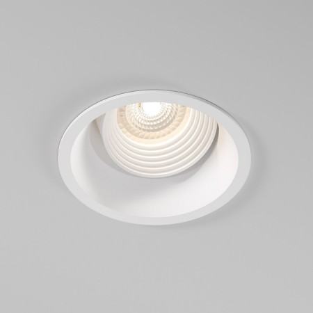 Builtrous lamp Elektrostandard, Punto, 93x93x46 mm, GU10, white color