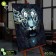Picture on numbers with luminous paint, 40 × 50 cm "Tiger on a black background" 9 colors