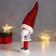 Polystone souvenir "Grandfather Frost in a blue fur coat, a cap with tinsel" 21x5.8x4 cm