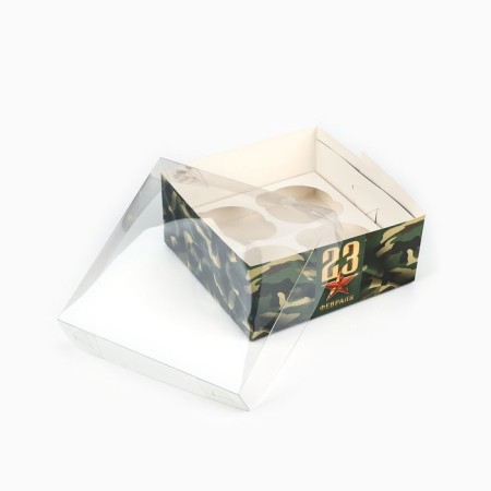 Capcake box "Real Hero", 16 × 16 × 7.5 cm-3