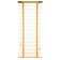 Blinds wooden, size 70x160 cm, color peach