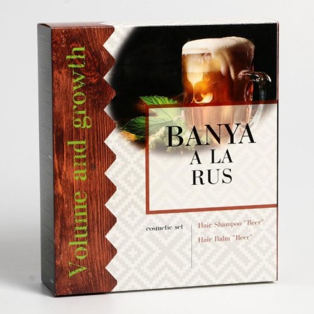 Gift set Banya a la Rus: shampoo, 250 ml + hair balm, 250 ml-2