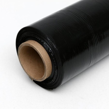 Streich film, black, 500 mm x 217 m, 2 kg, 20 μm-1